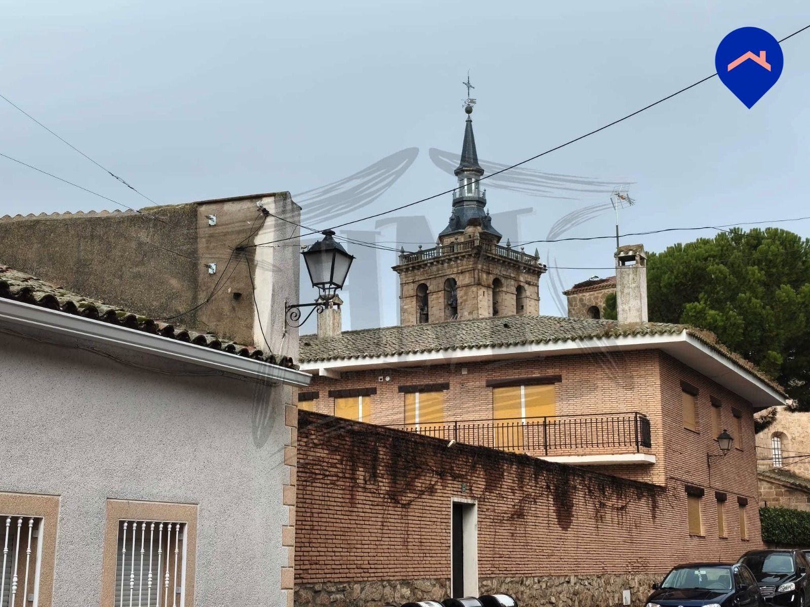 Exterior view of Flat for sale in Villa del Prado  with Heating, Parquet flooring and Alarm