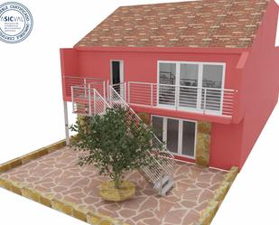 Exterior view of Single-family semi-detached for sale in Náquera  with Heating, Private garden and Terrace