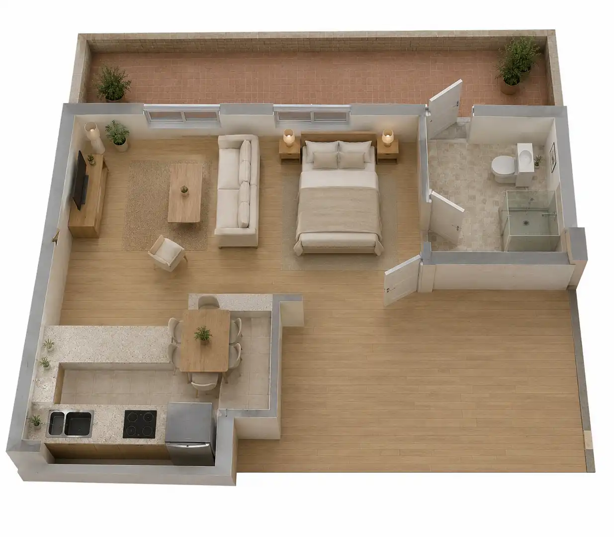 Wohnzimmer von Residential zum Verkauf in Sanxenxo