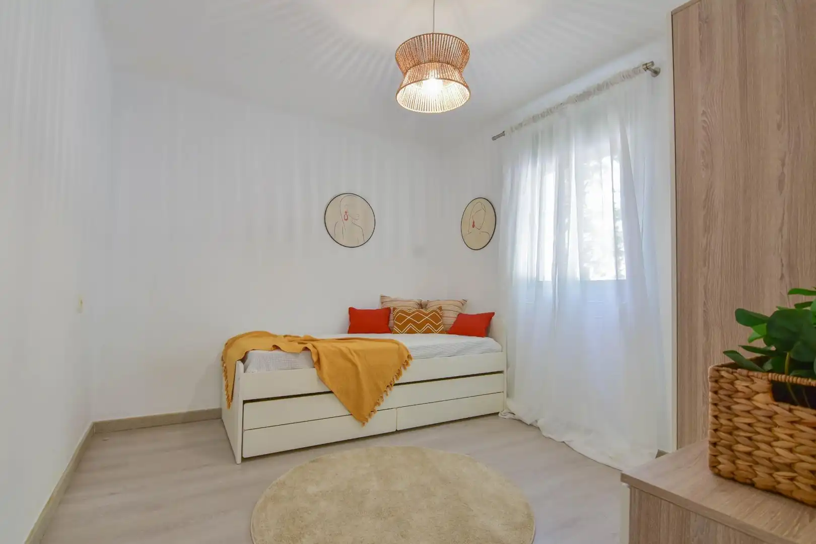 Schlafzimmer von Wohnung zum Verkauf in Alboraya mit Klimaanlage, Abstellraum und Balkon