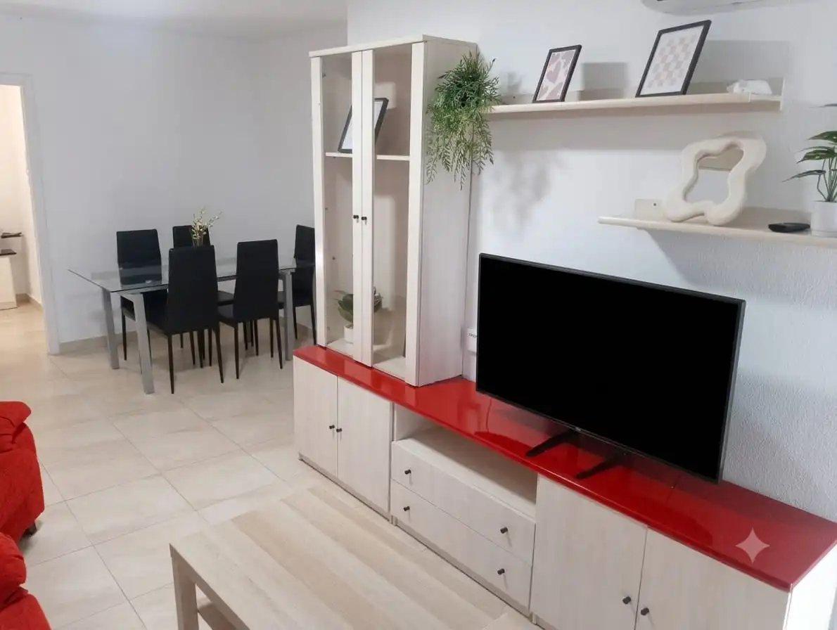 Living room of Flat for rent in Murcia  with Furnished, Oven and Washing machine