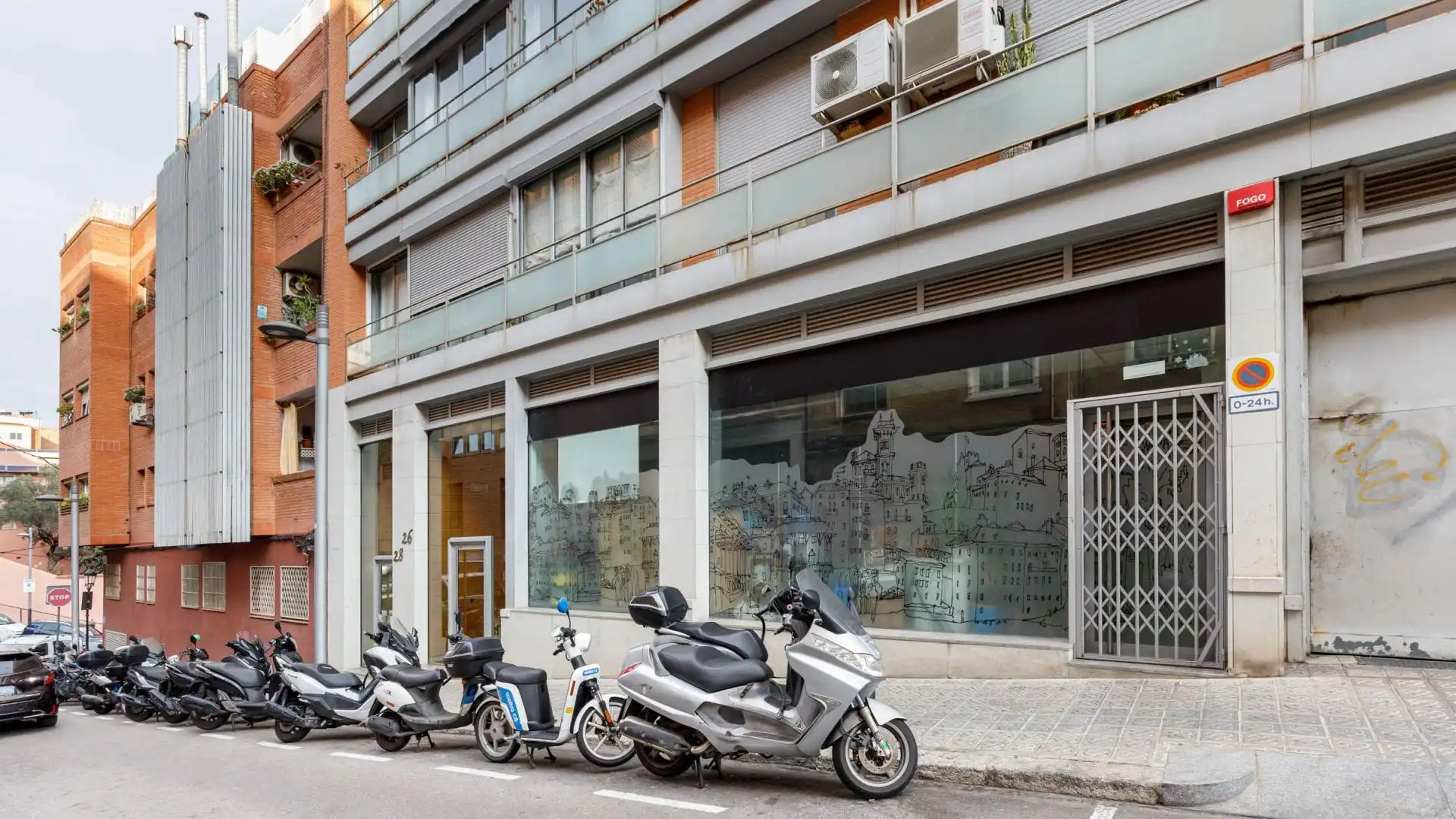 Vista exterior de Oficina de lloguer en Barcelona