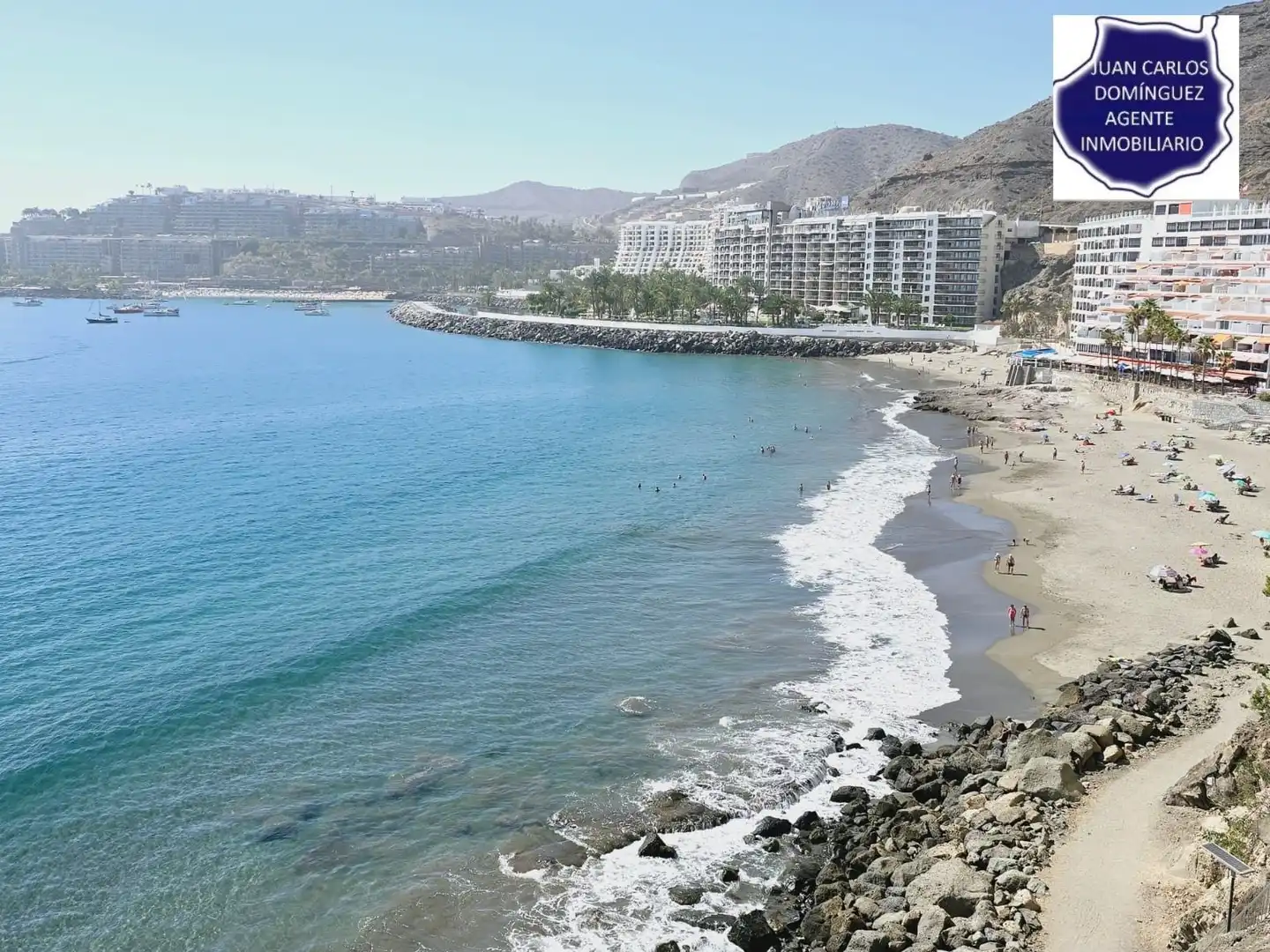 Vista exterior de Apartamento de alquiler en Mogán con Aire acondicionado, Terraza y Amueblado