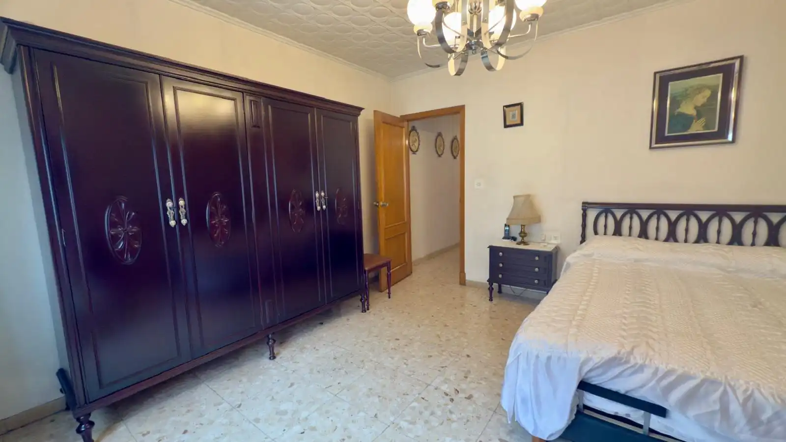 Bedroom of Flat for sale in Ourense Capital   with Heating, Storage room and Furnished