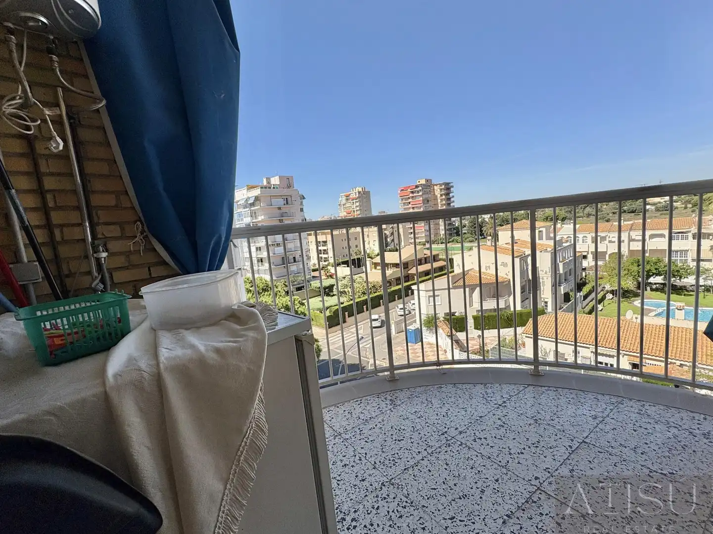 Balcony of Flat for sale in El Campello  with Air Conditioner and Community pool