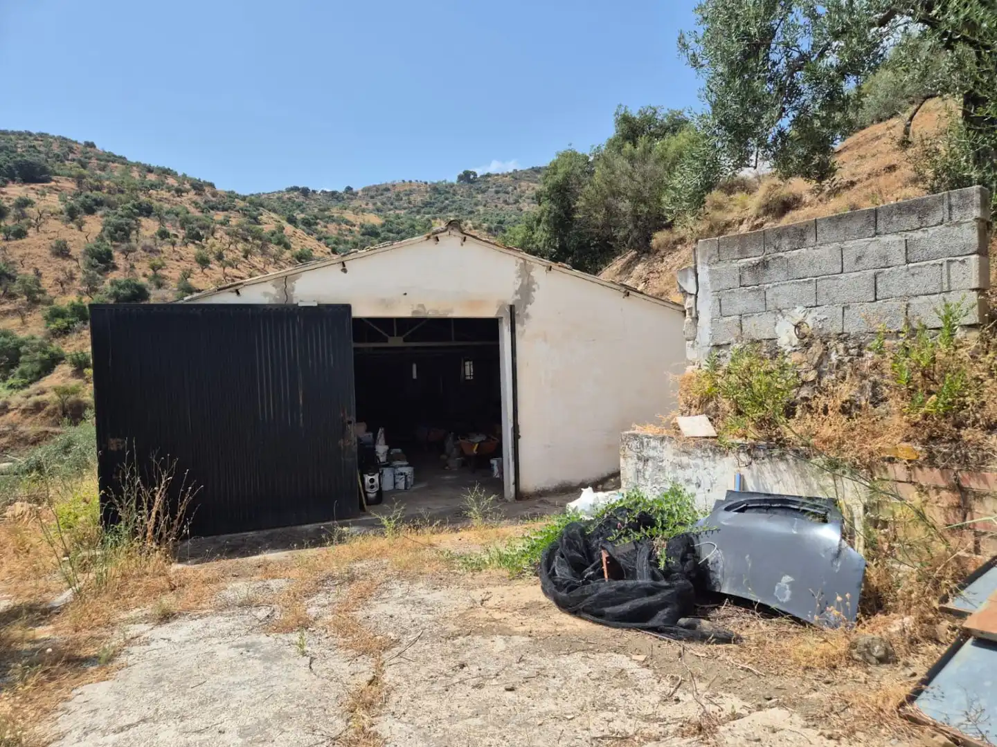 Vista exterior de Finca rústica en venta en Guaro con Calefacción, Terraza y Trastero