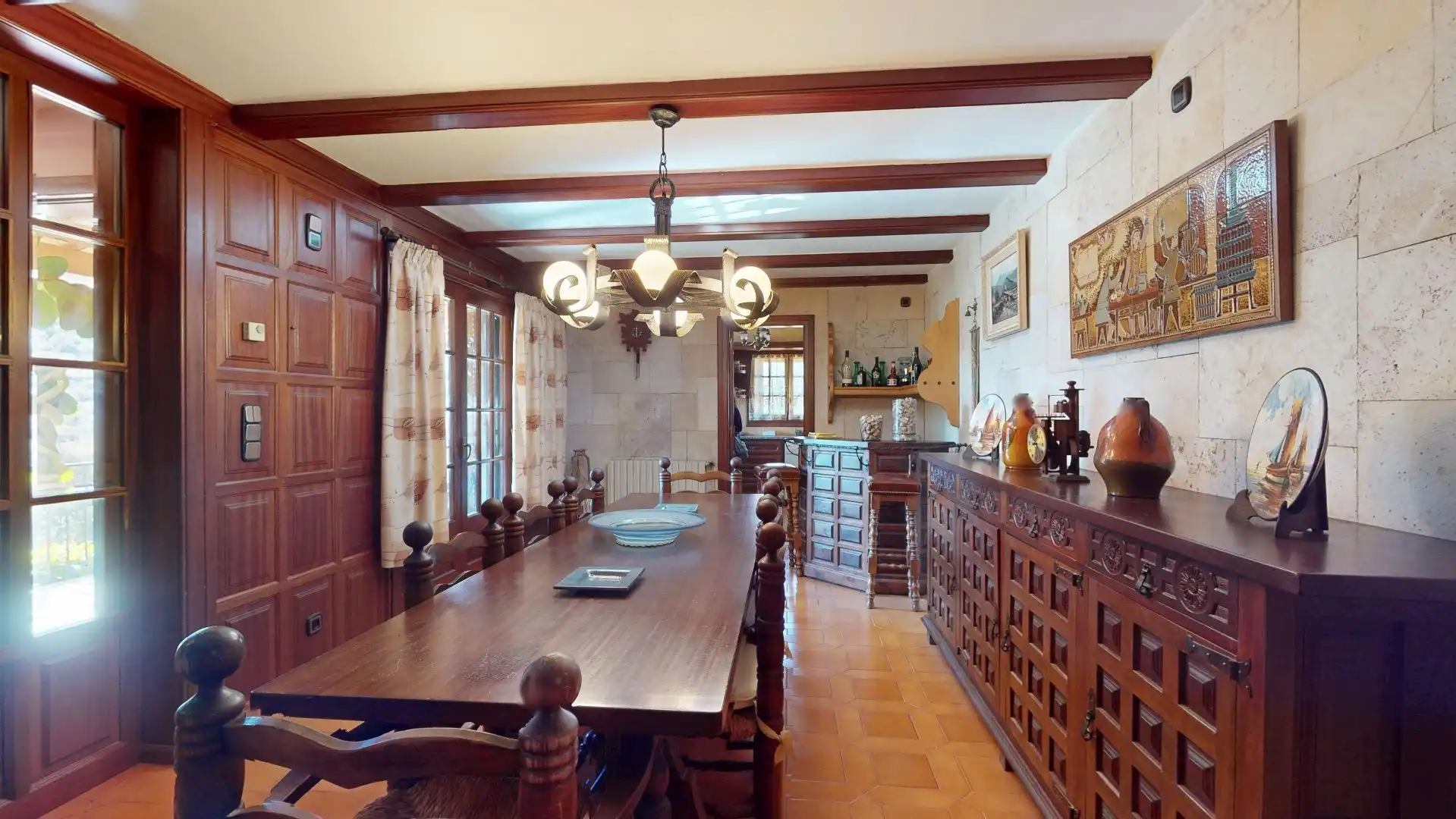 Comedor de Casa o chalet en venta en Santa Cristina d'Aro con Calefacción, Jardín privado y Terraza