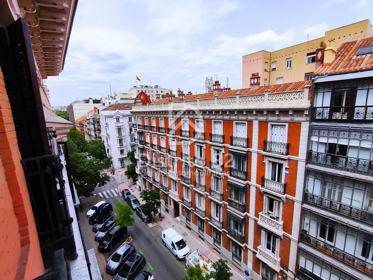 Exterior view of Flat for sale in  Madrid Capital  with Heating, Parquet flooring and Furnished