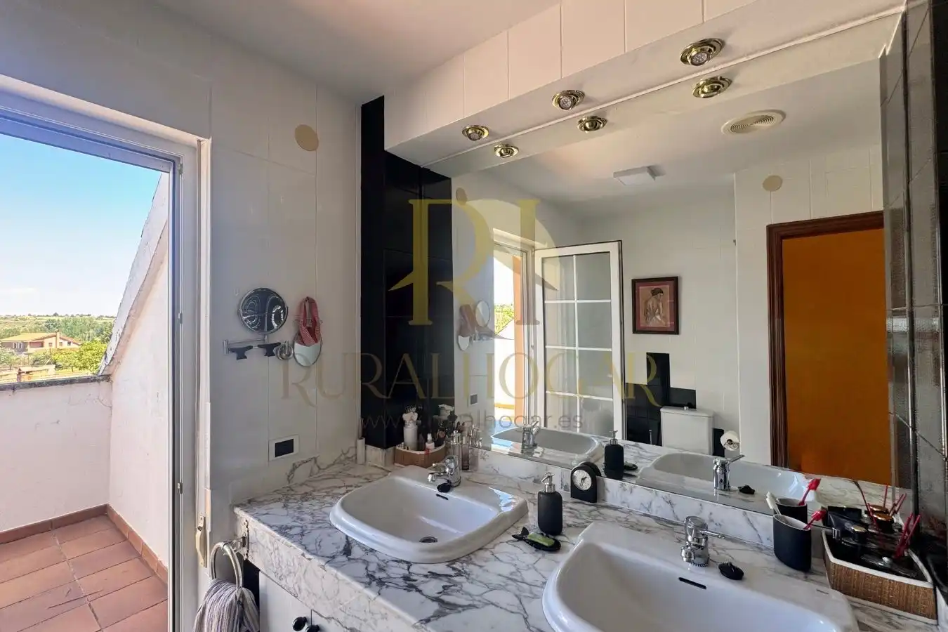 Baño de Casa o chalet en venta en Santovenia de la Valdoncina con Calefacción, Jardín privado y Parquet