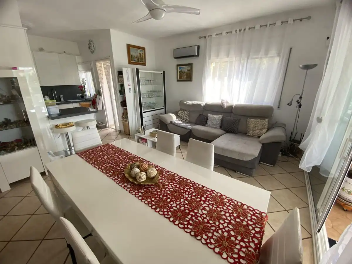 Sala d'estar de Casa o xalet en venda en Alcanar amb Aire condicionat, Calefacció i Jardí privat
