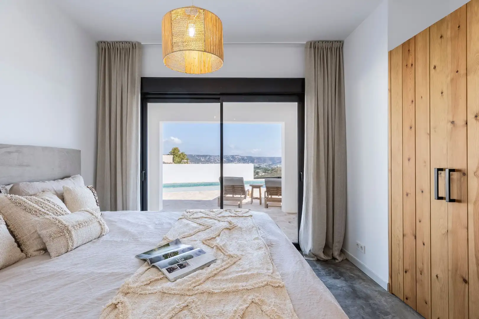 Bedroom of Houses for sale in Jávea / Xàbia  with Air Conditioner, Heating and Private garden