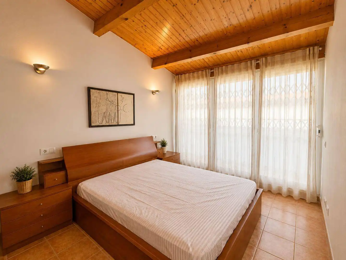 Habitación de Casa adosada en venta en Argentona con Aire acondicionado, Calefacción y Terraza