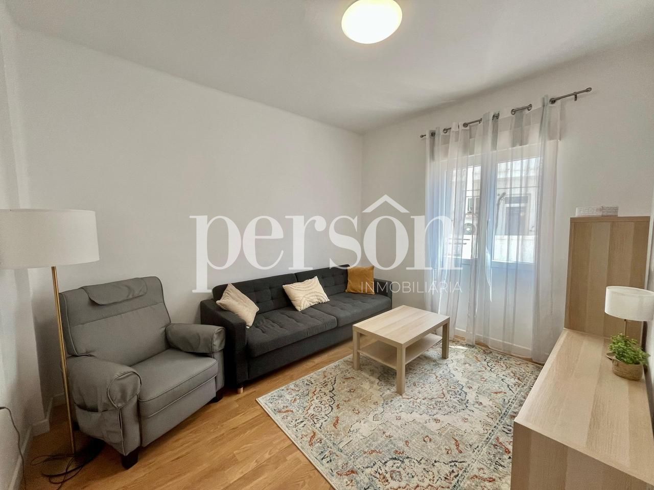 Living room of Flat to rent in  Valencia Capital  with Terrace and Furnished