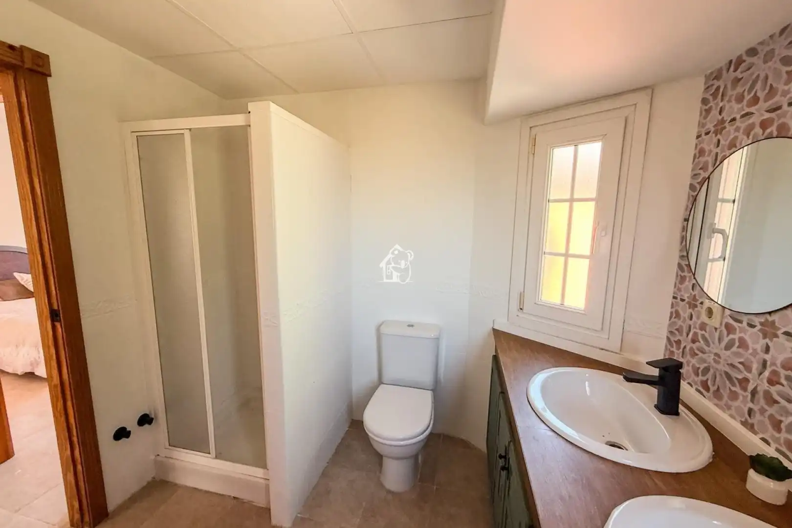 Baño de Casa adosada de alquiler en Murcia con Aire acondicionado, Terraza y Piscina