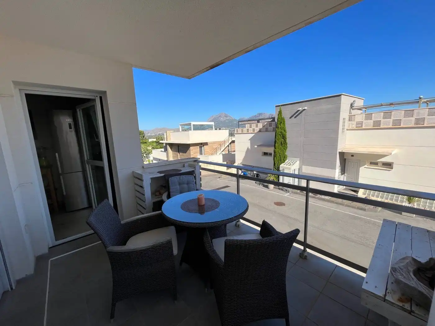 Terrassa de Casa o xalet en venda en L'Alfàs del Pi amb Aire condicionat, Jardí privat i Terrassa