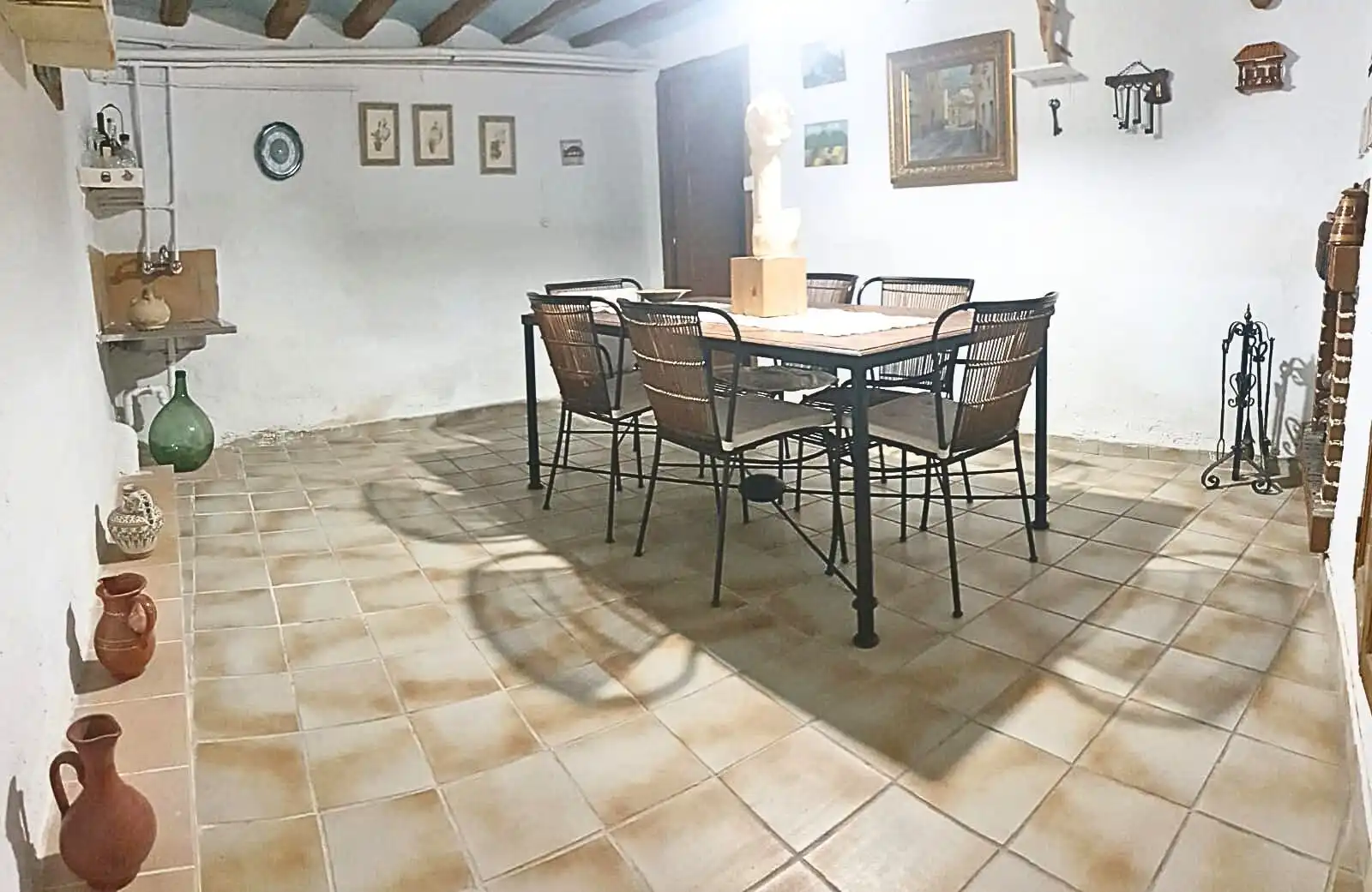 Esszimmer von Country house zum Verkauf in Atea mit Heizung, Terrasse und Abstellraum