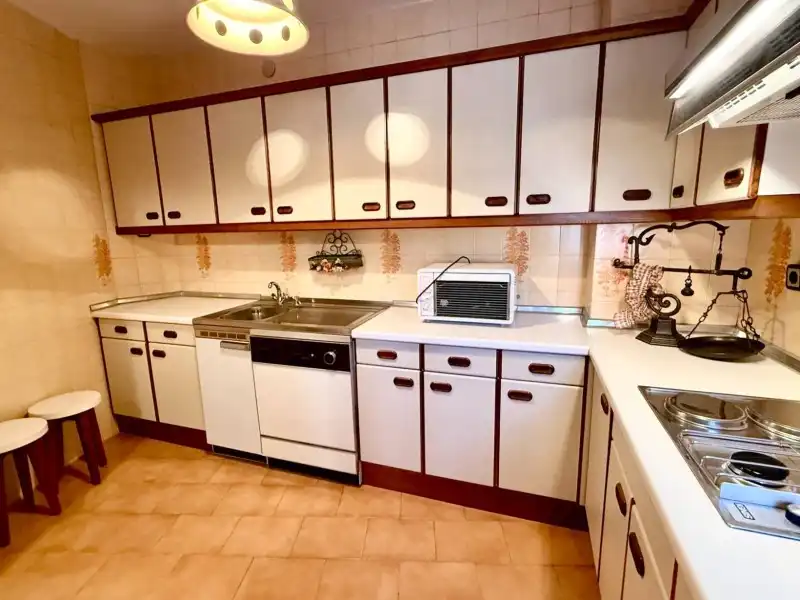 Küche von Wohnung zum Verkauf in El Espinar mit Heizung, Privatgarten und Parkett