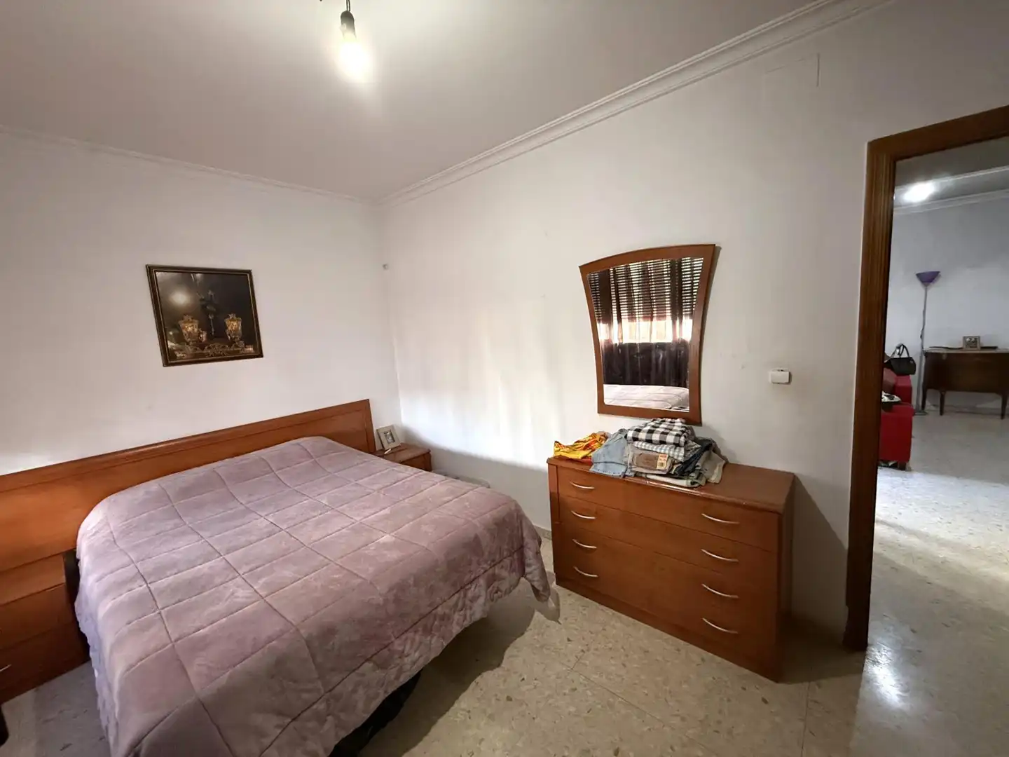 Bedroom of Flat for sale in Centro - Barriada Mallorca