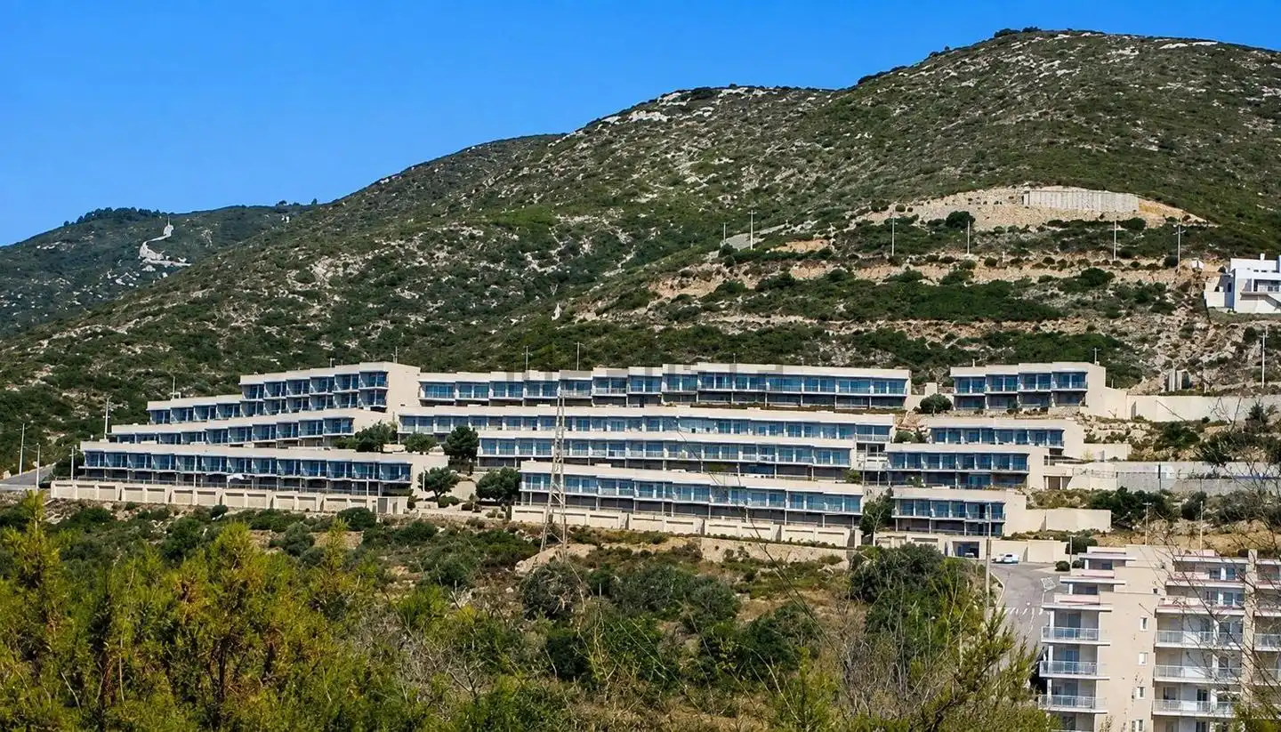 Vista exterior de Casa o chalet en venta en Peñíscola / Peníscola con Aire acondicionado, Jardín privado y Terraza