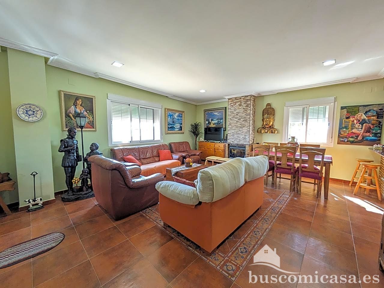 Living room of House or chalet for sale in Jabalquinto  with Air Conditioner, Private garden and Terrace