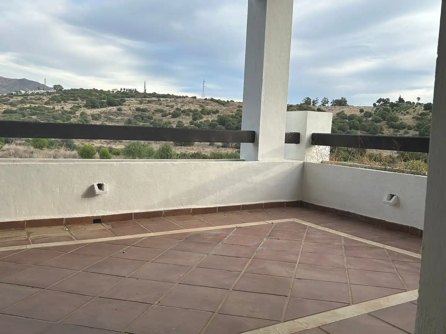 Terrace of Detached homes for rent in Estepona  with Air Conditioner, Storage room and Swimming Pool