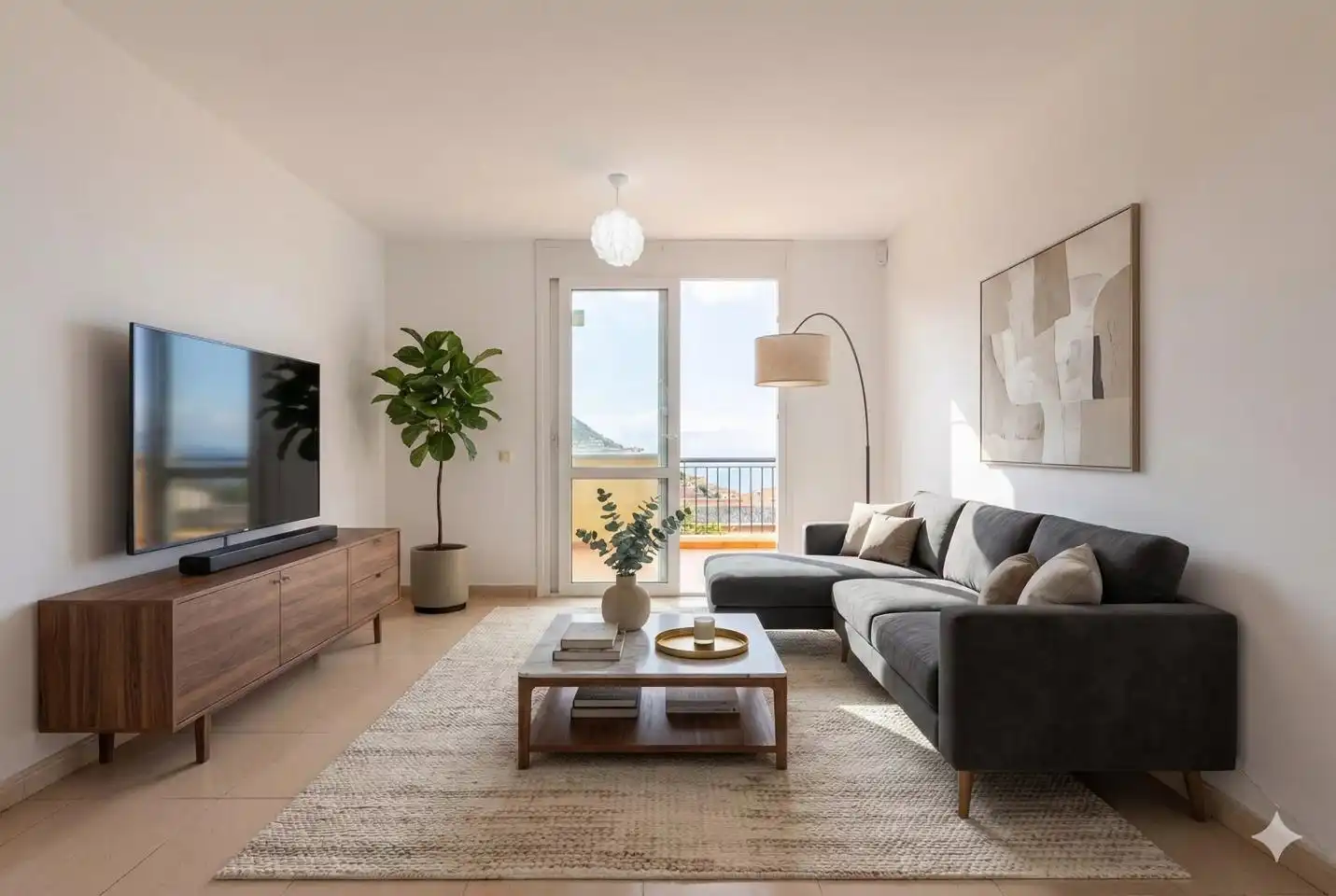 Living room of Flat for sale in Adeje  with Terrace, Swimming Pool and Community pool