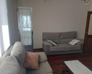 Sala d'estar de Pis de lloguer en Ourense Capital  amb Calefacció, Parquet i Terrassa