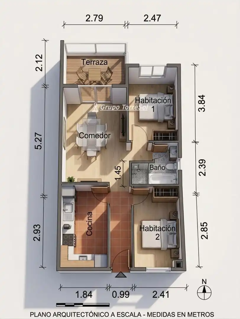 Flat for sale in Torredembarra  with Air Conditioner, Heating and Terrace