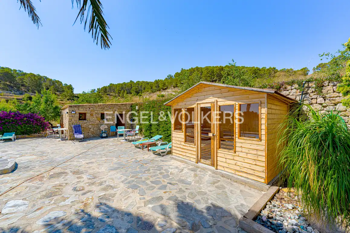Terraza de Casa o chalet en venta en Relleu con Aire acondicionado, Jardín privado y Terraza