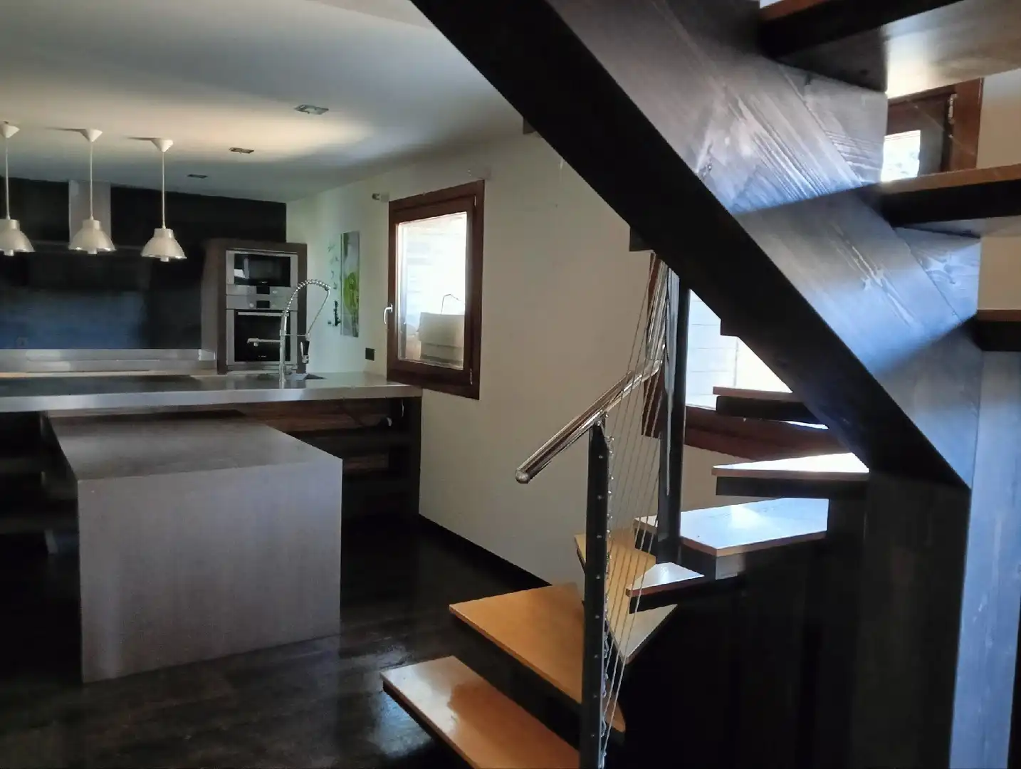 Cocina de Casa o chalet en venta en Zizur Mayor / Zizur Nagusia con Parquet