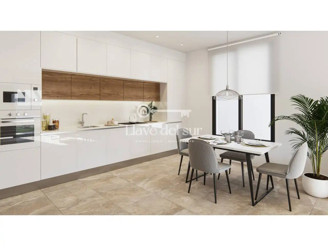 Cocina de Piso en venta en Águilas con Terraza y Piscina comunitaria