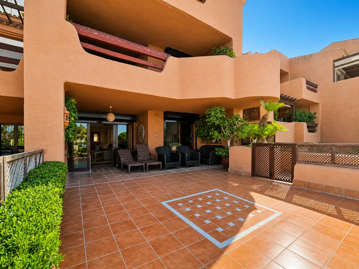 Terrassa de Apartament en venda en Estepona amb Aire condicionat, Terrassa i Moblat