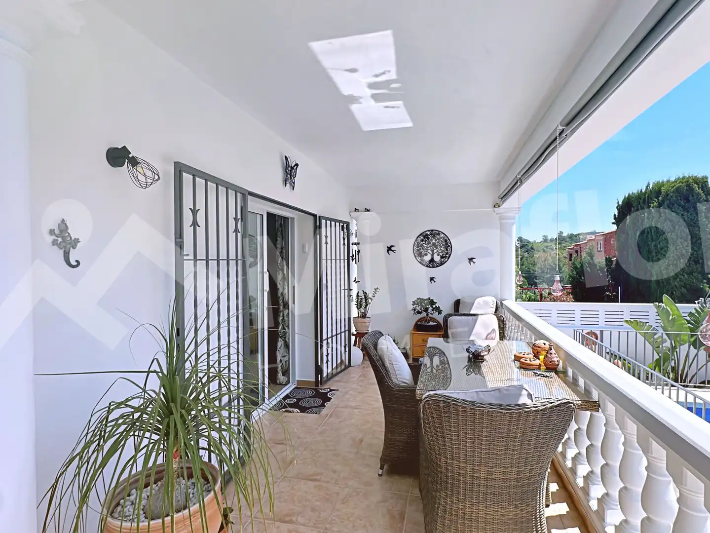 Terrassa de Casa o xalet en venda en El Ràfol d'Almúnia amb Aire condicionat, Calefacció i Jardí privat