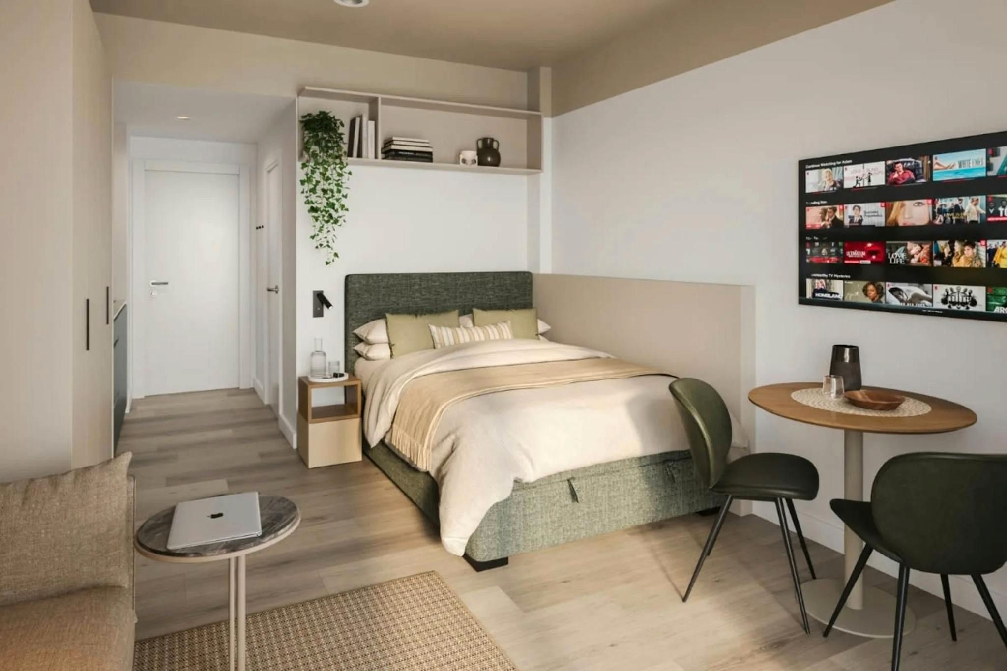 Bedroom of Flat to rent in Alcobendas  with Air Conditioner, Heating and Furnished