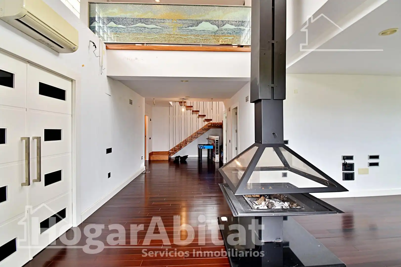 Sala de estar de Ático en venta en La Pobla del Duc con Aire acondicionado, Calefacción y Terraza