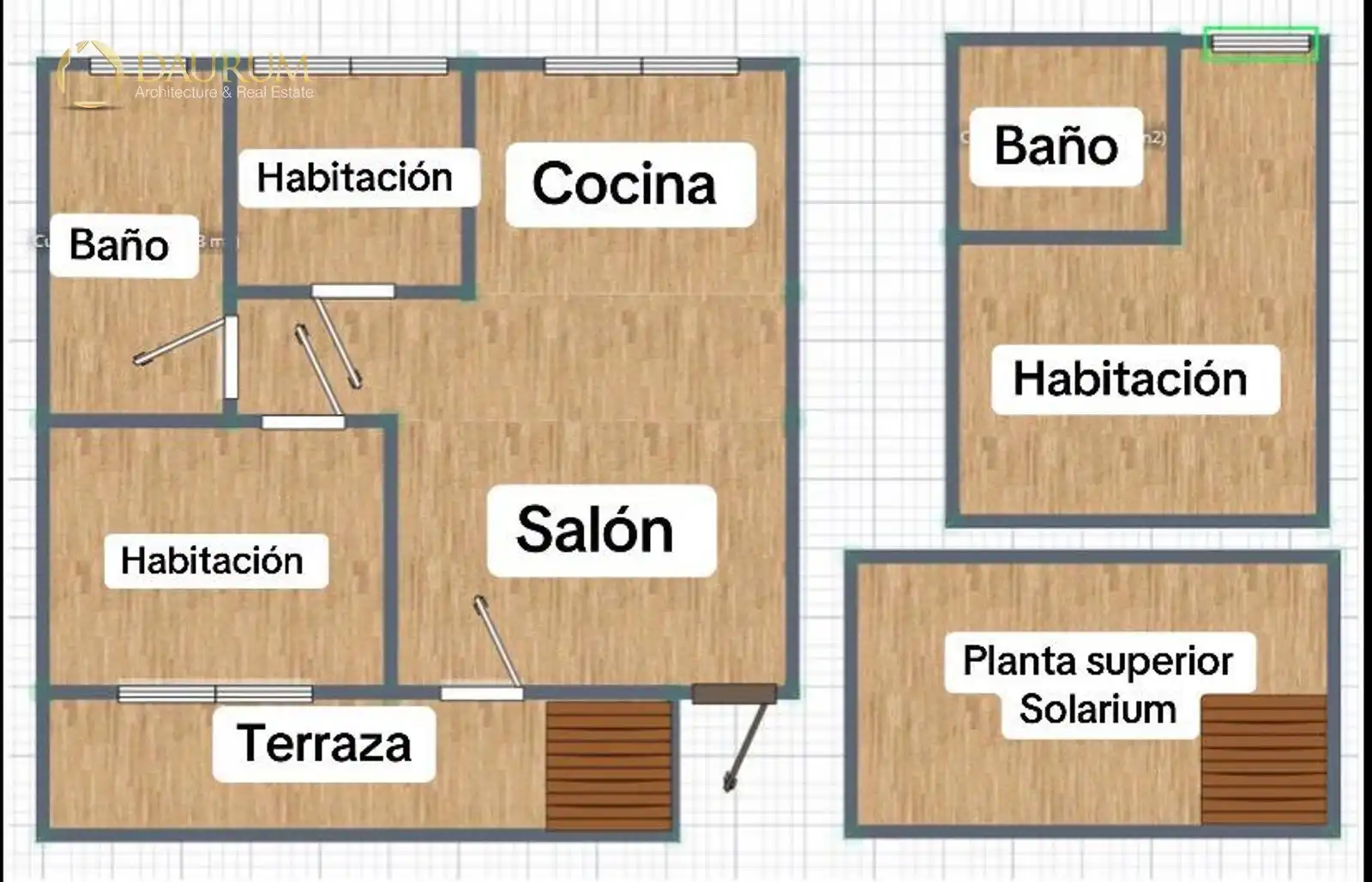 Dachboden zum Verkauf in Santa Pola mit Klimaanlage, Heizung und Terrasse