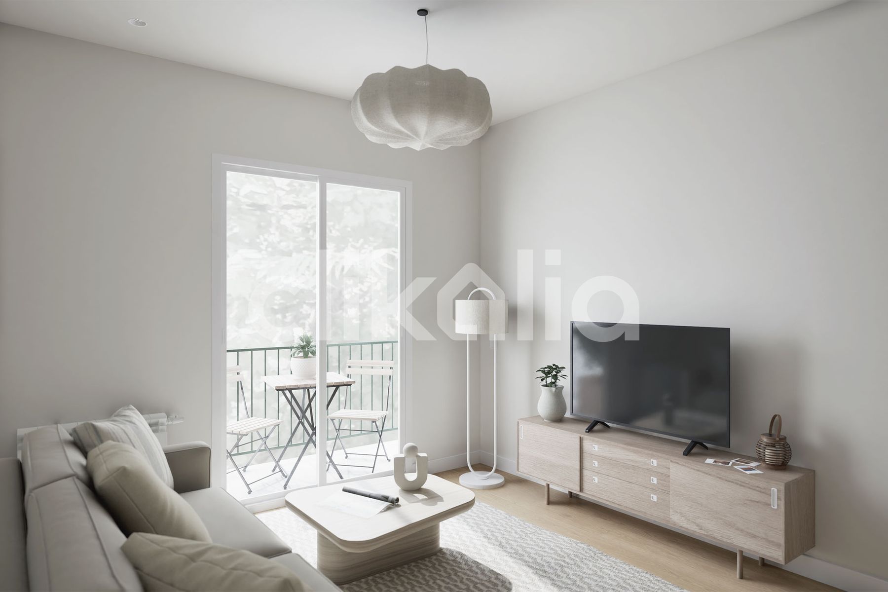 Living room of Flat for sale in  Madrid Capital  with Air Conditioner, Heating and Terrace