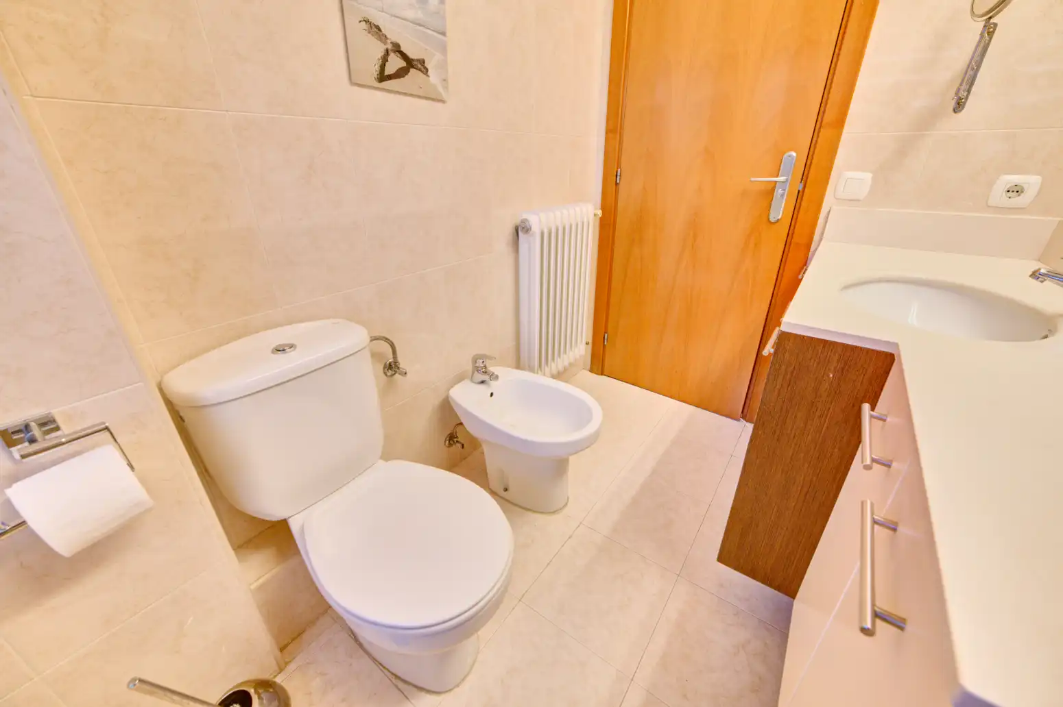 Baño de Piso de alquiler en  Pamplona / Iruña con Calefacción, Parquet y Trastero