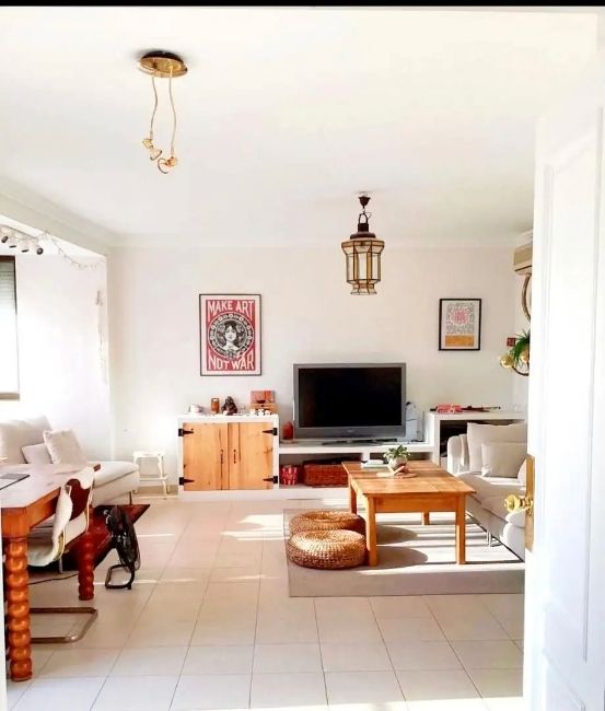 Living room of Flat for sale in Málaga Capital  with Air Conditioner, Swimming Pool and Furnished