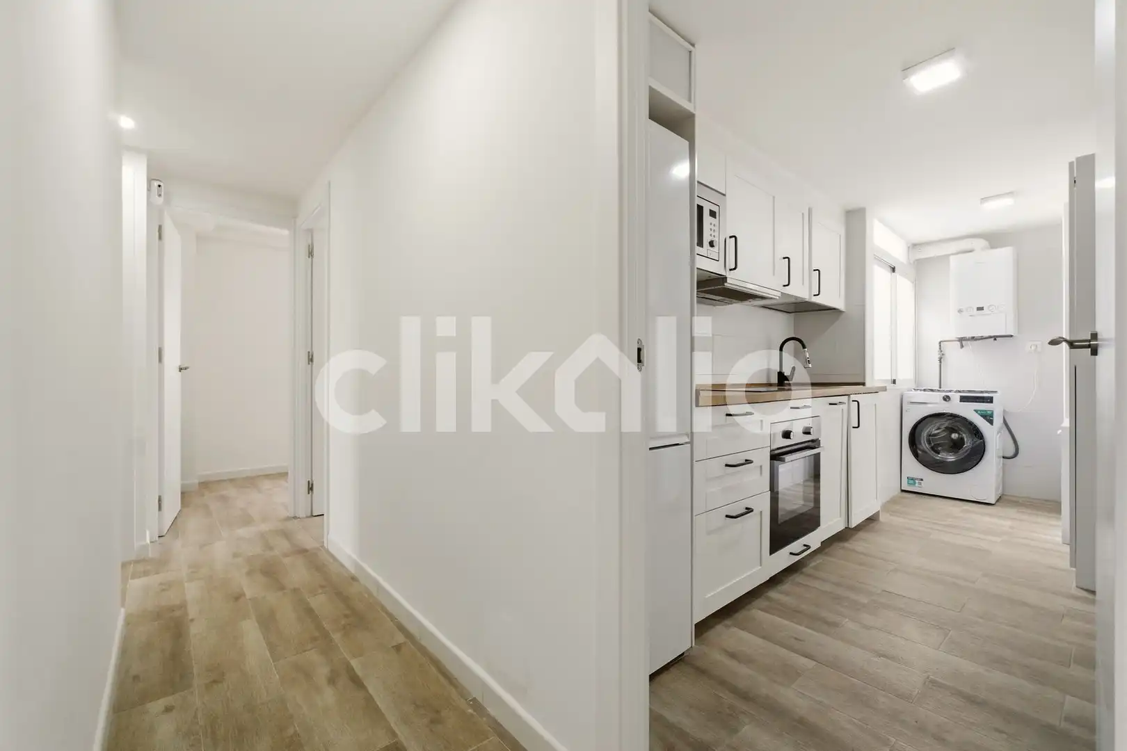 Cocina de Piso de alquiler en Móstoles con Aire acondicionado, Calefacción y Terraza