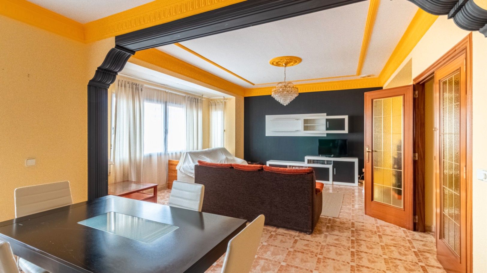 Wohnzimmer von Wohnung zum verkauf in Pedreguer mit Terrasse und Abstellraum