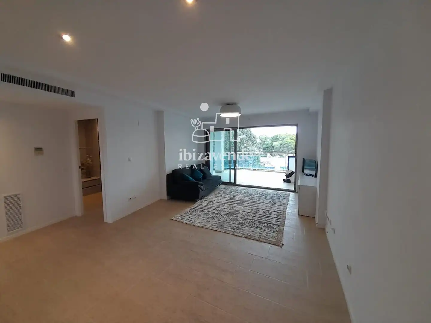 Sala d'estar de Pis en venda en Santa Eulària des Riu amb Aire condicionat, Calefacció i Terrassa
