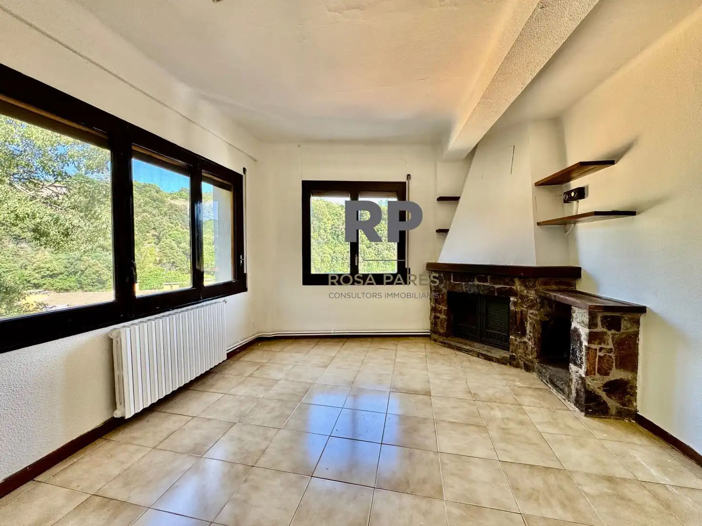 Sala de estar de Piso en venta en Sant Martí de Centelles con Aire acondicionado, Calefacción y Terraza