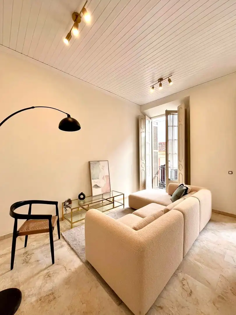 Living room of Flat for sale in Málaga  with Terrace and Balcony