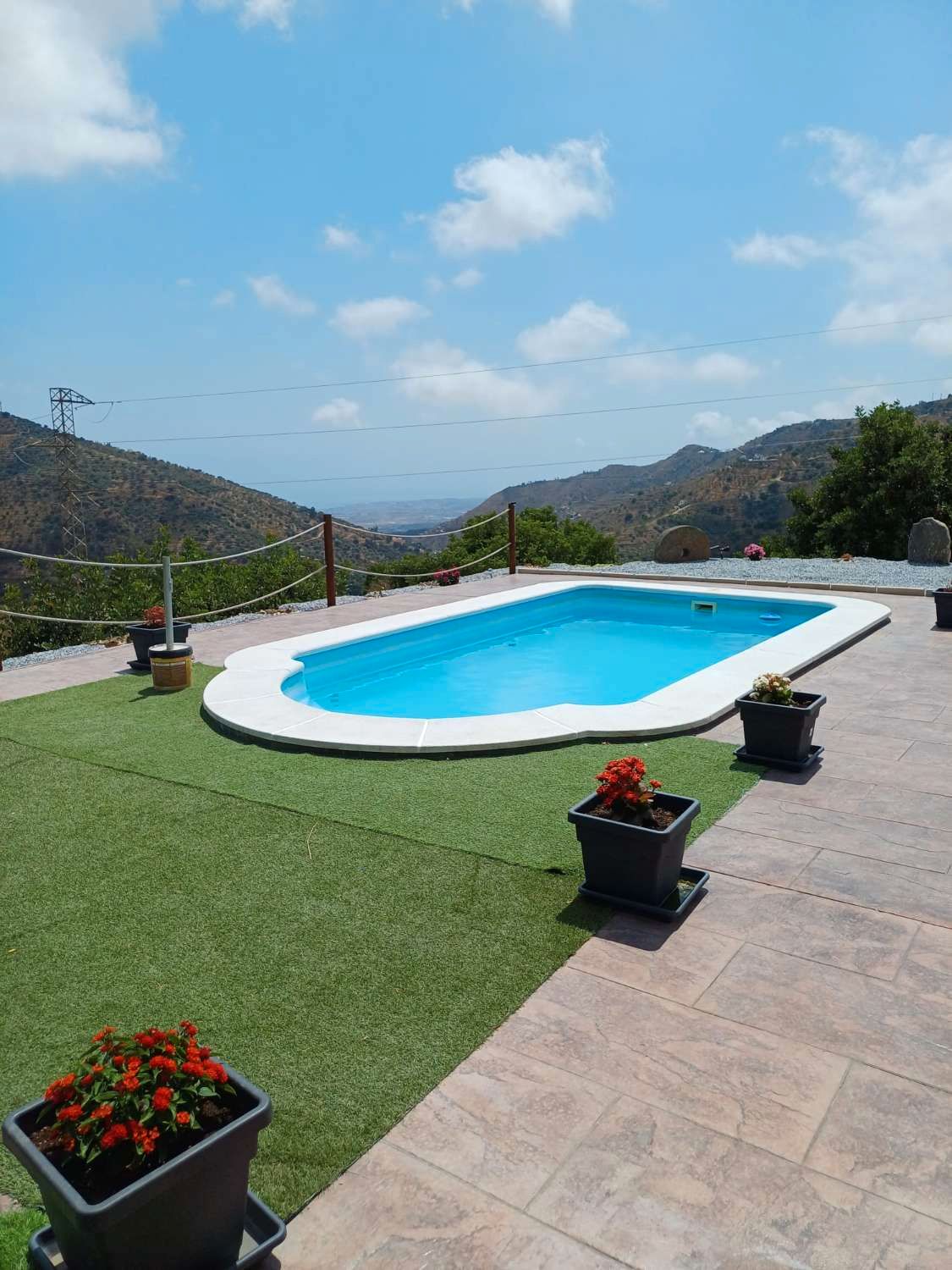 Swimming pool of Country house to rent in Arenas  with Air Conditioner and Swimming Pool