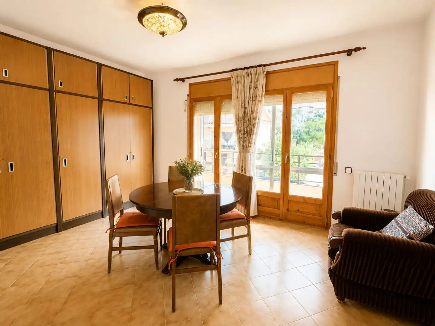 Dining room of Houses for sale in Horta de Sant Joan  with Air Conditioner, Terrace and Swimming Pool