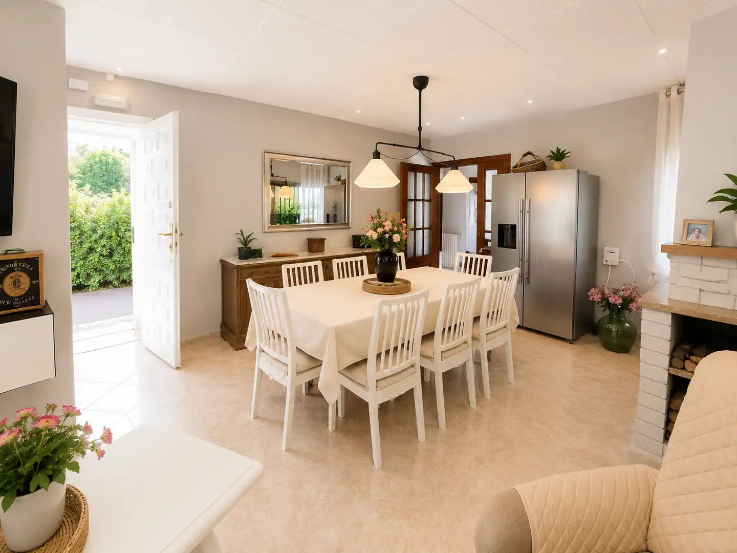 Dining room of Houses for sale in Lleida  with Air Conditioner, Heating and Private garden