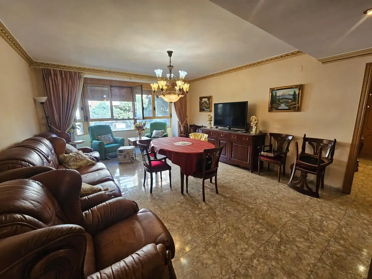Living room of Flat for sale in Valencia  with Air Conditioner, Storage room and Balcony
