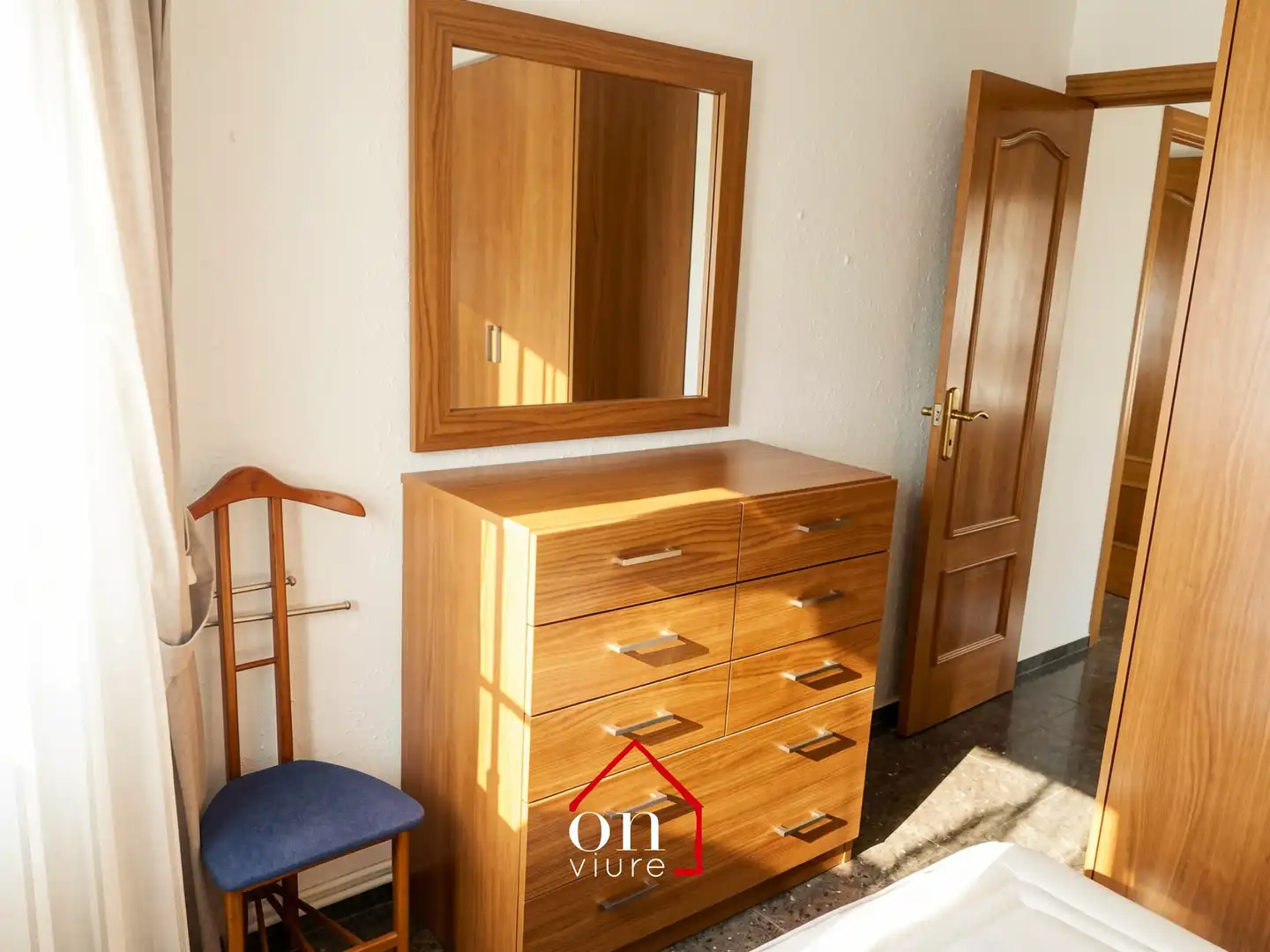 Bedroom of Flat for sale in Sant Cugat del Vallès  with Air Conditioner and Balcony