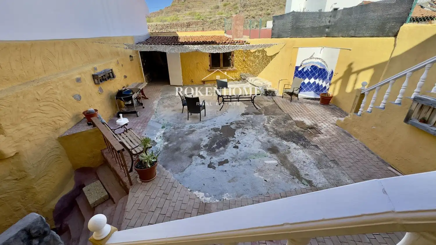 Terraza de Casa adosada en venta en Santiago del Teide con Aire acondicionado, Terraza y Trastero